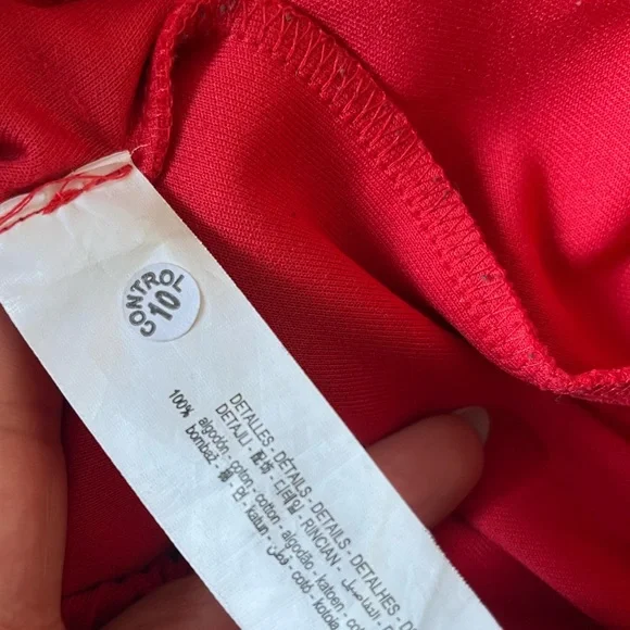 ZARA Red Track Pants Joggers Size S - Picture 12 of 12